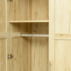 High Wardrobe with 2 Drawers and 5 Storage Compartments
