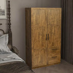 High Wardrobe with 2 Drawers and 5 Storage Compartments