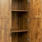 High Wardrobe with 2 Drawers and 5 Storage Compartments
