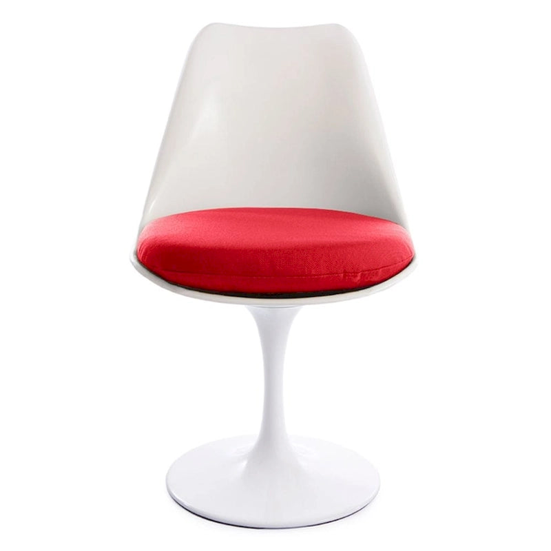 Round Pedestal Base Armless Swivel Chair