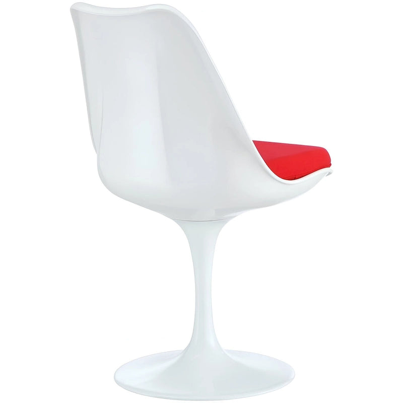 Round Pedestal Base Armless Swivel Chair