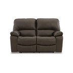 Brown Power Reclining Loveseat