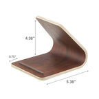 Wooden Tablet Stand – L 5.51" x W 4.72" x H 4.53"
