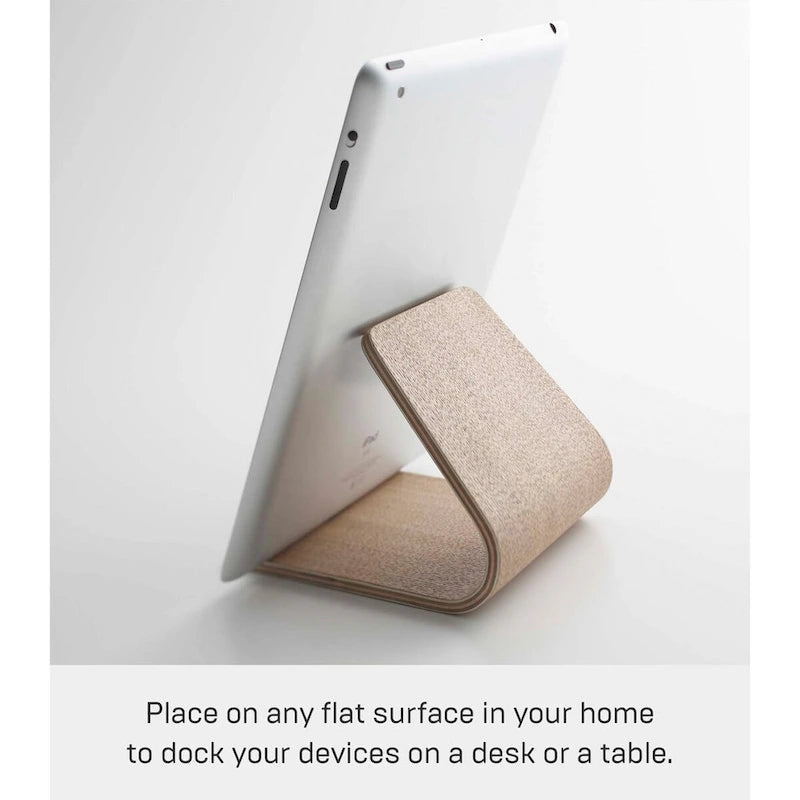 Wooden Tablet Stand – L 5.51" x W 4.72" x H 4.53"
