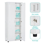 Storage Cabinet with Two Doors and Adjustable Shelf