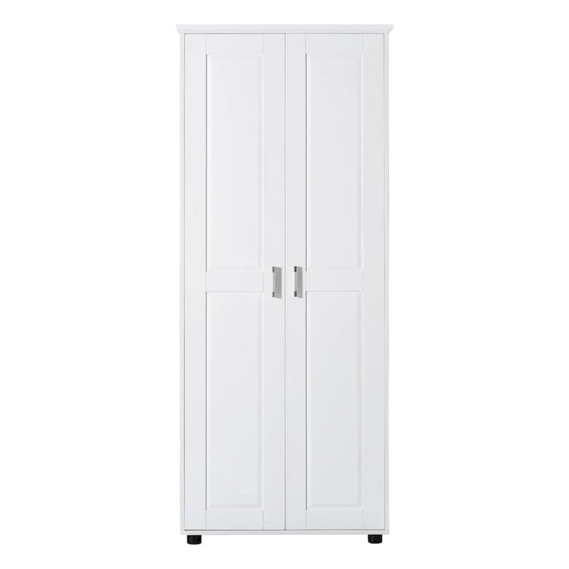 Storage Cabinet with Two Doors and Adjustable Shelf